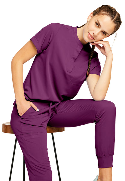 Womens Medical Purple Top