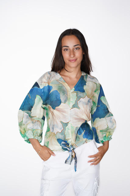 Ballon Blouse en lin
