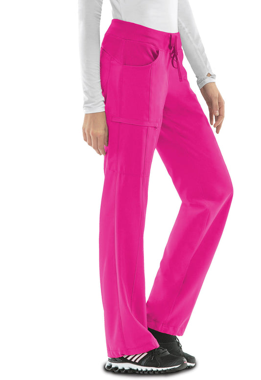 Medical, Pants, Women Straight Leg Drawstring Pant in Carmine Pink