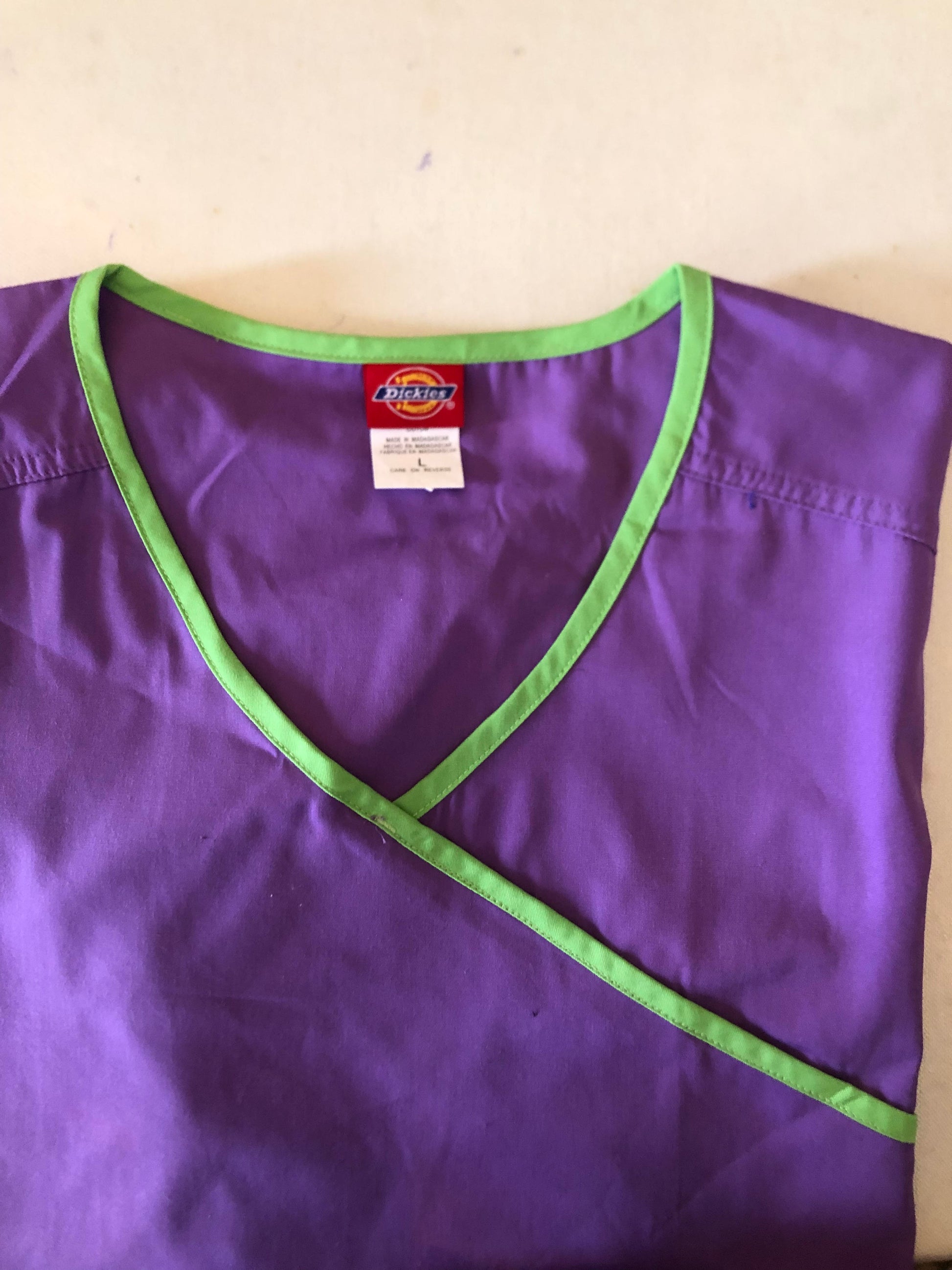 Medical, Tops, Women Dickies Mock Wrap Top Violet
