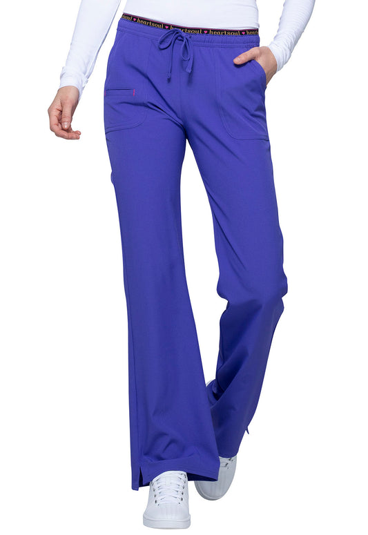 Capri, FINAL SALE, Medical, Pants, Women Drawstring Pant Petite in Purple Pop Petite