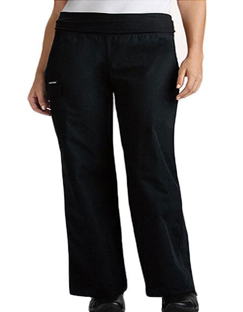 FINAL SALE, Medical, Pants, Women Cherokee Fold Over Waist Pant 2074