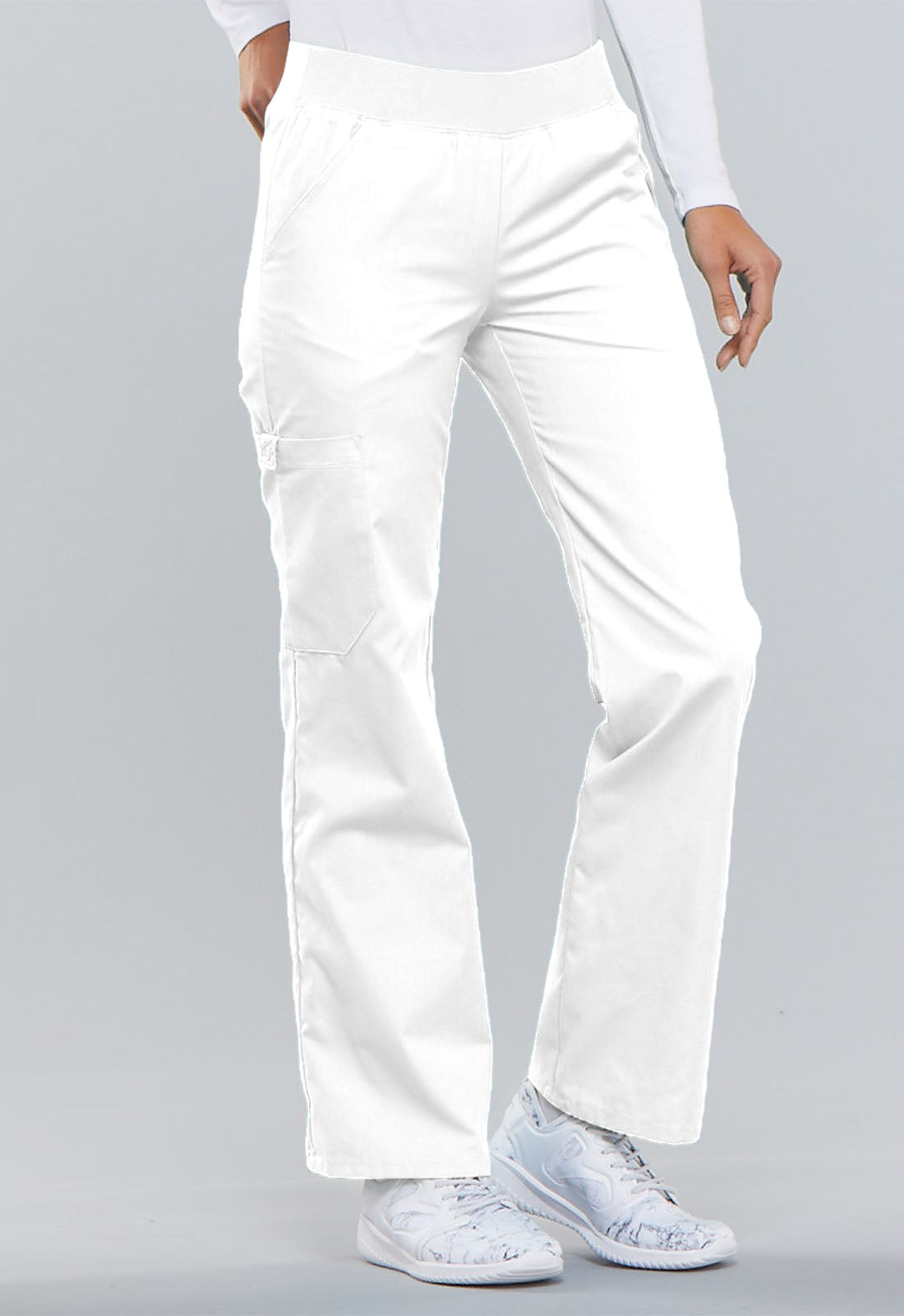 Mid Rise Knit Waist Pull-On Pant 2085