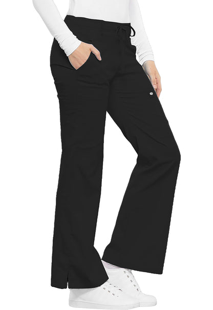 Women's Flare Leg Drawstring Cargo Scrub Pants