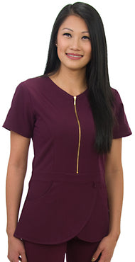 Medical, Tops, Women Excel 4-Way Stretch Zip Top