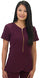 Women's 4-Way Stretch Zip Scrub Top