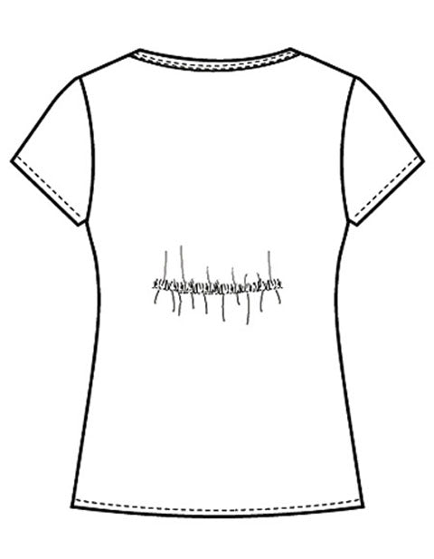 Skechers Scoop Neck  Scrub Top