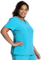 Infinity 3-pockets  Round Neck Scrub Top 2624a