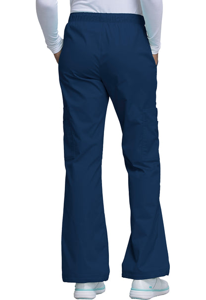 Pantalon cargo médical Cherokee à taille mi-haute et à enfiler 4005