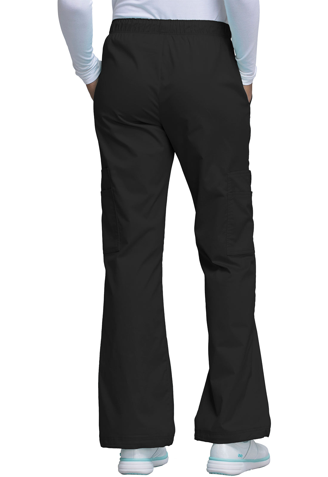 Pantalon cargo médical Cherokee à taille mi-haute et à enfiler 4005