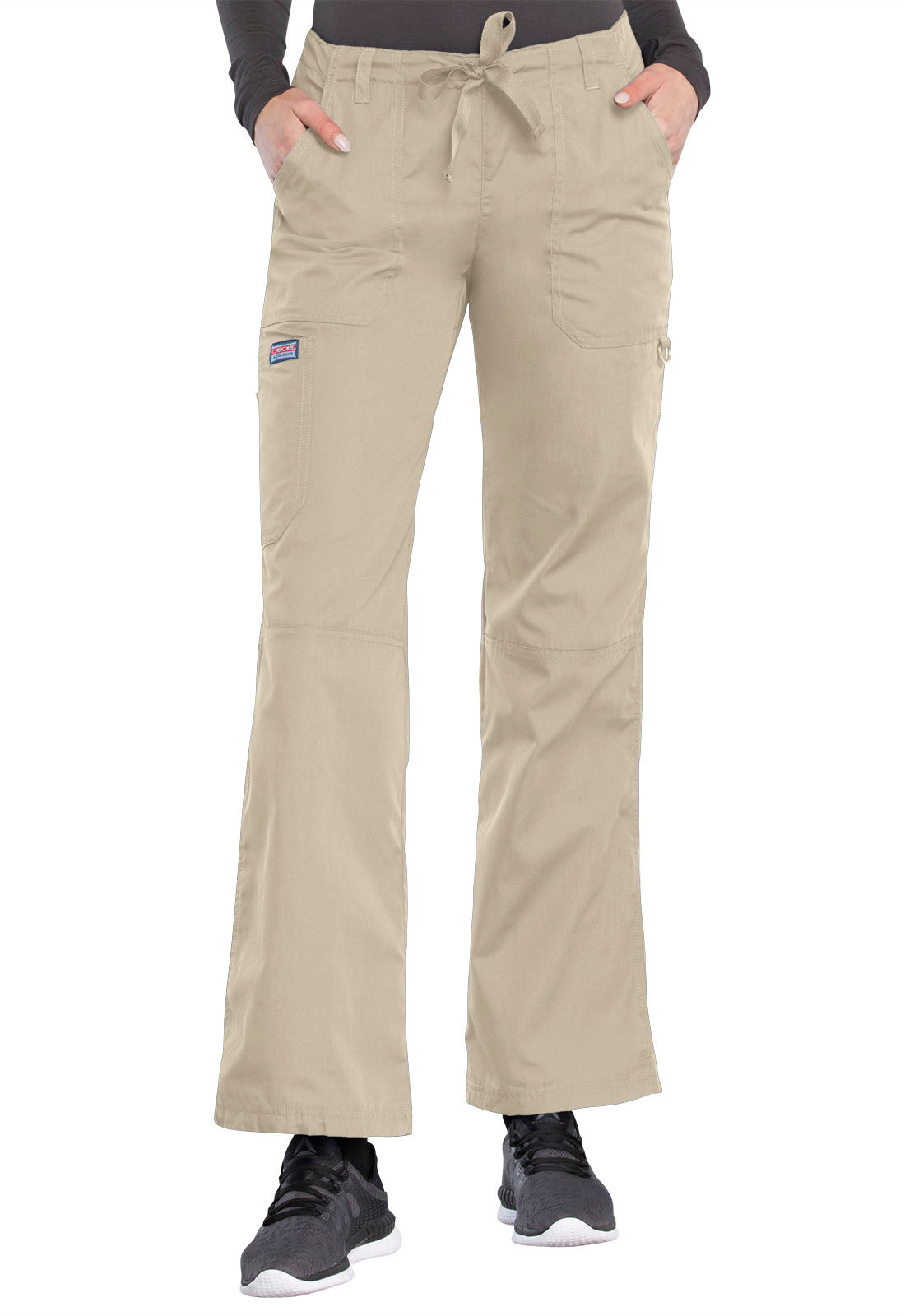 Cherokee Women's Drawstring Cargo Scrub Pants 4020 - view 4