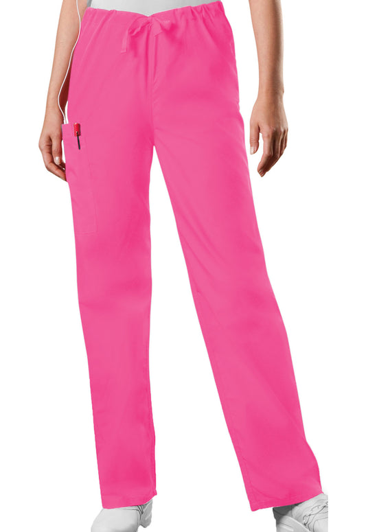 Medical, Pants, Unisex Unisex Drawstring Cargo Pant in Shocking Pink 4100 and 4100S KAHKI