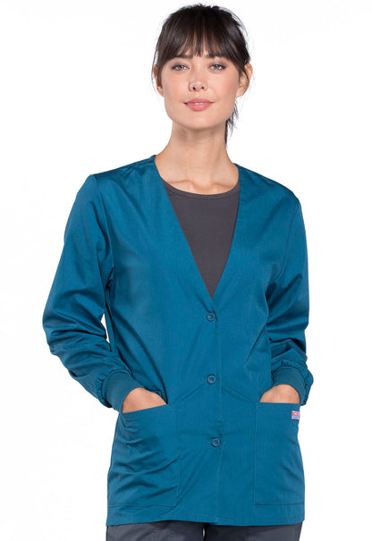 Jacket, Medical, Women 4301Cardigan Warm-Up Jacket 4301