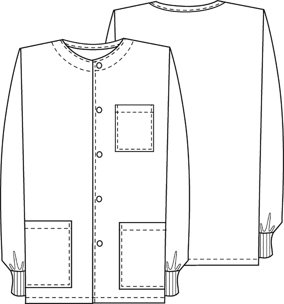 Men's Snap Front Warm-Up Jacket