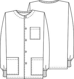 Men's Snap Front Warm-Up Jacket