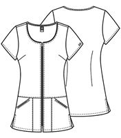 Tunique médicale zippée Dickies Junior Fit 