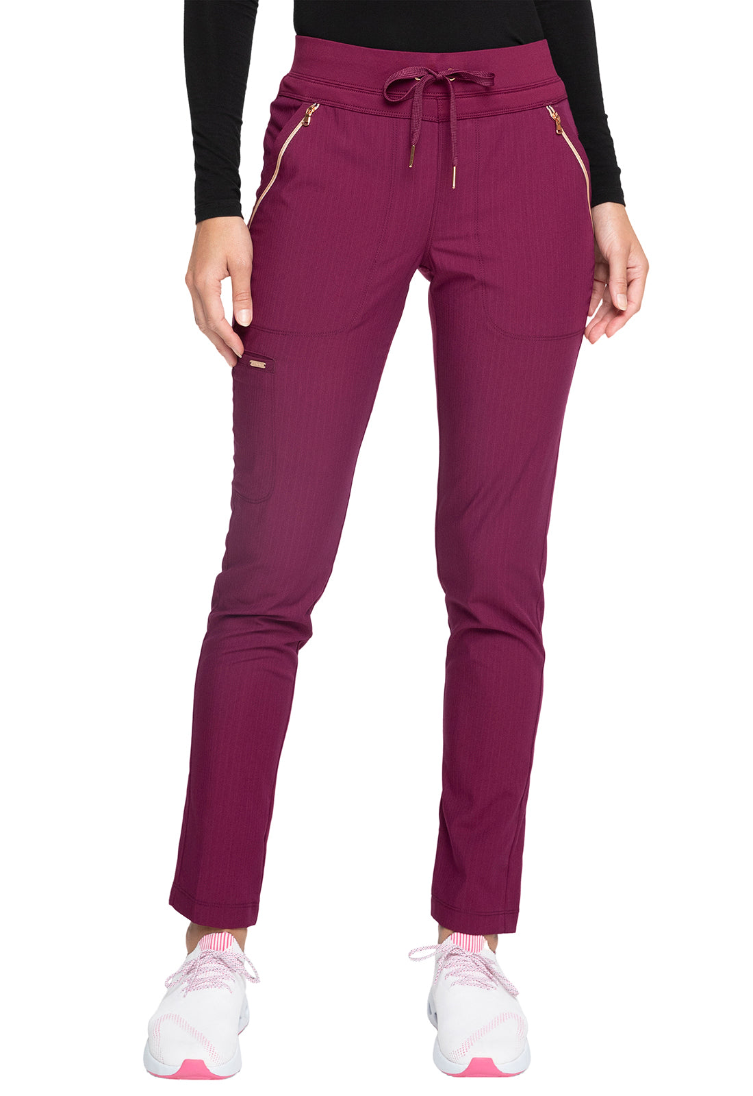 Pantalon médical taille mi-haute à jambe fuselée à cordon Cherokee – vue 13