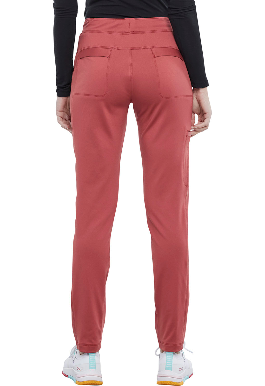 Mid Rise Tapered Leg Drawstring Pant