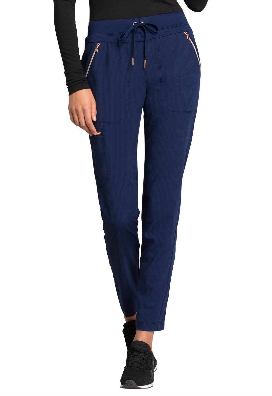 Pantalon médical taille mi-haute à jambe fuselée à cordon Cherokee – vue 24