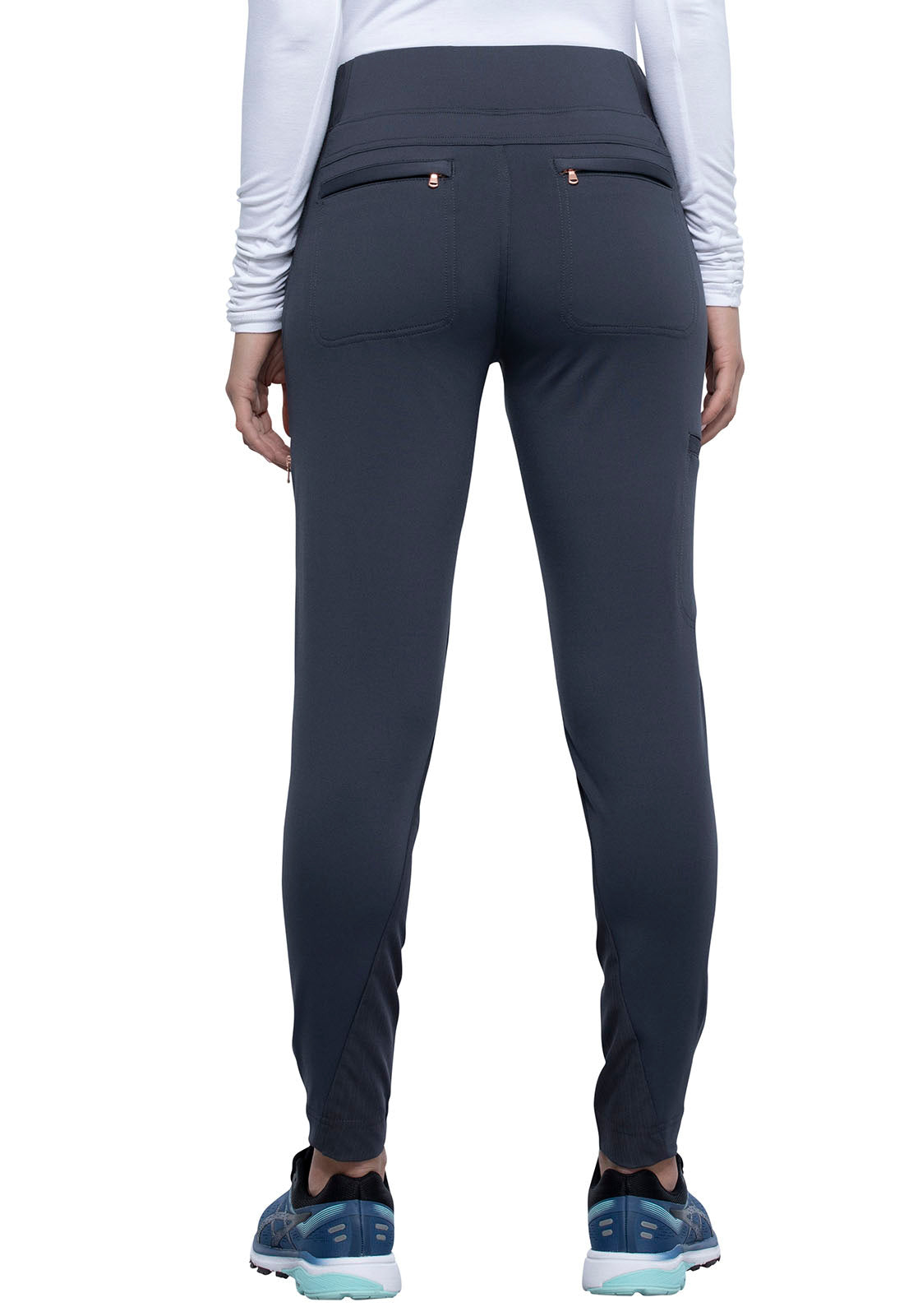 Mid-Rise Tapered Leg Pull-on Pant Tall
