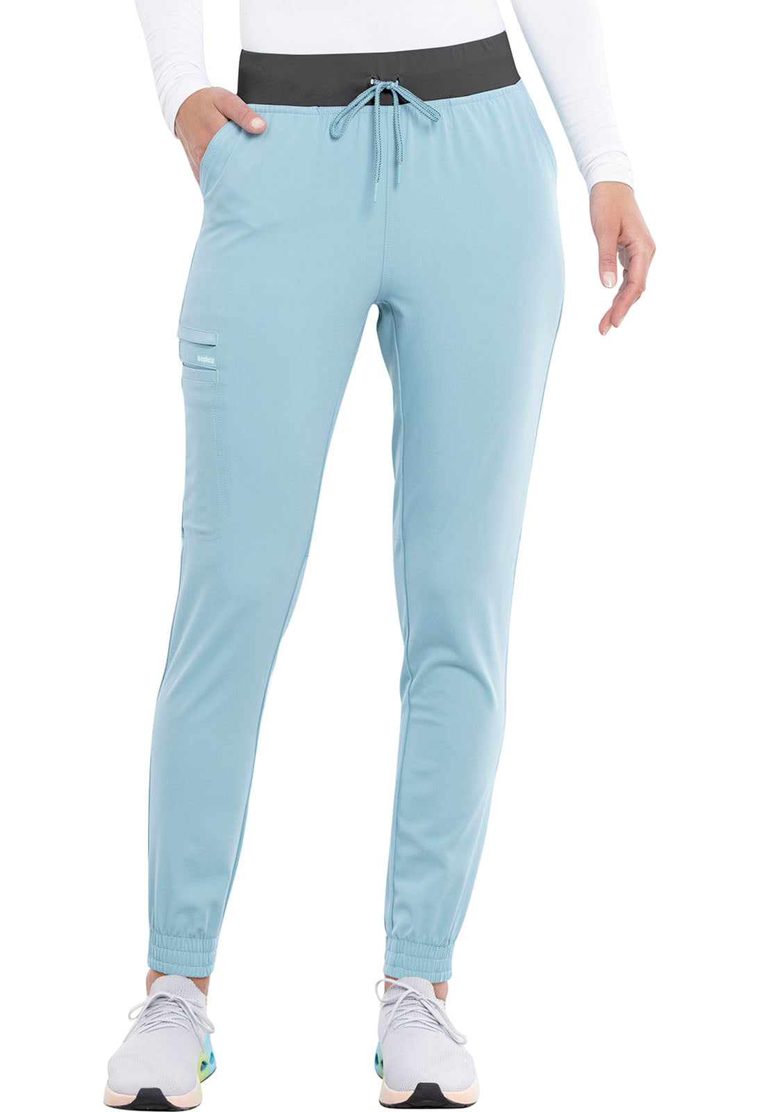 Jogger, Medical, Women Mid Rise Jogger in Ocean Mineral CK260AP