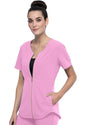 Zip Front Top in Rose Blossom Cherokee Statement