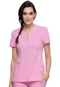 Medical, Tops, Women V-Neck Top in Rose Blossom