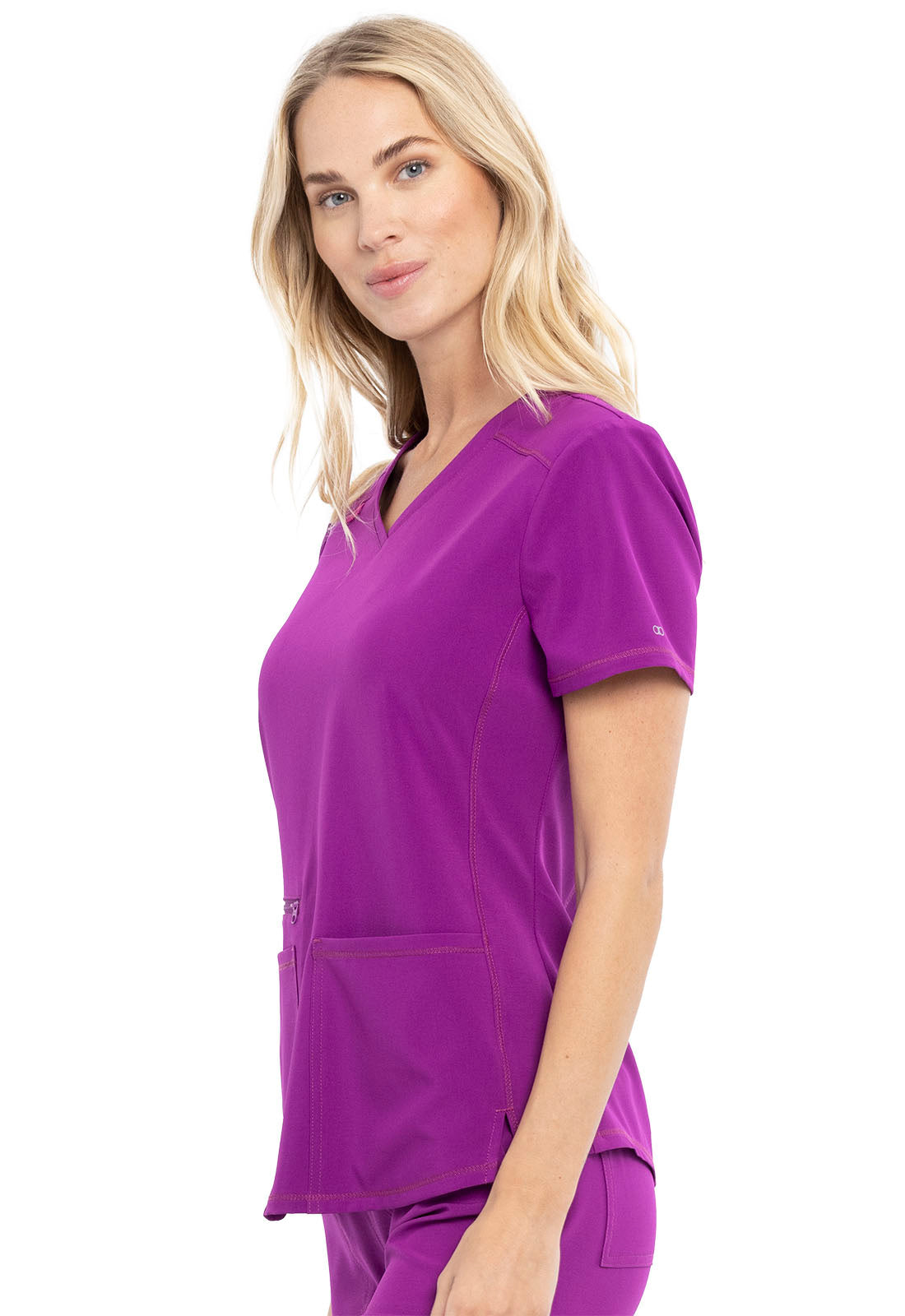 Allura Women's 3 Pocket V-Neck Scrub Top - view 6