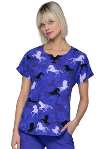 Round Neck Top in Always Be A Unicorn