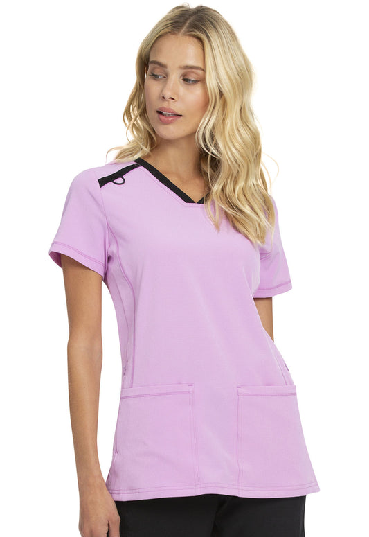 Medical, Tops, Women V-Neck Top in Tulip