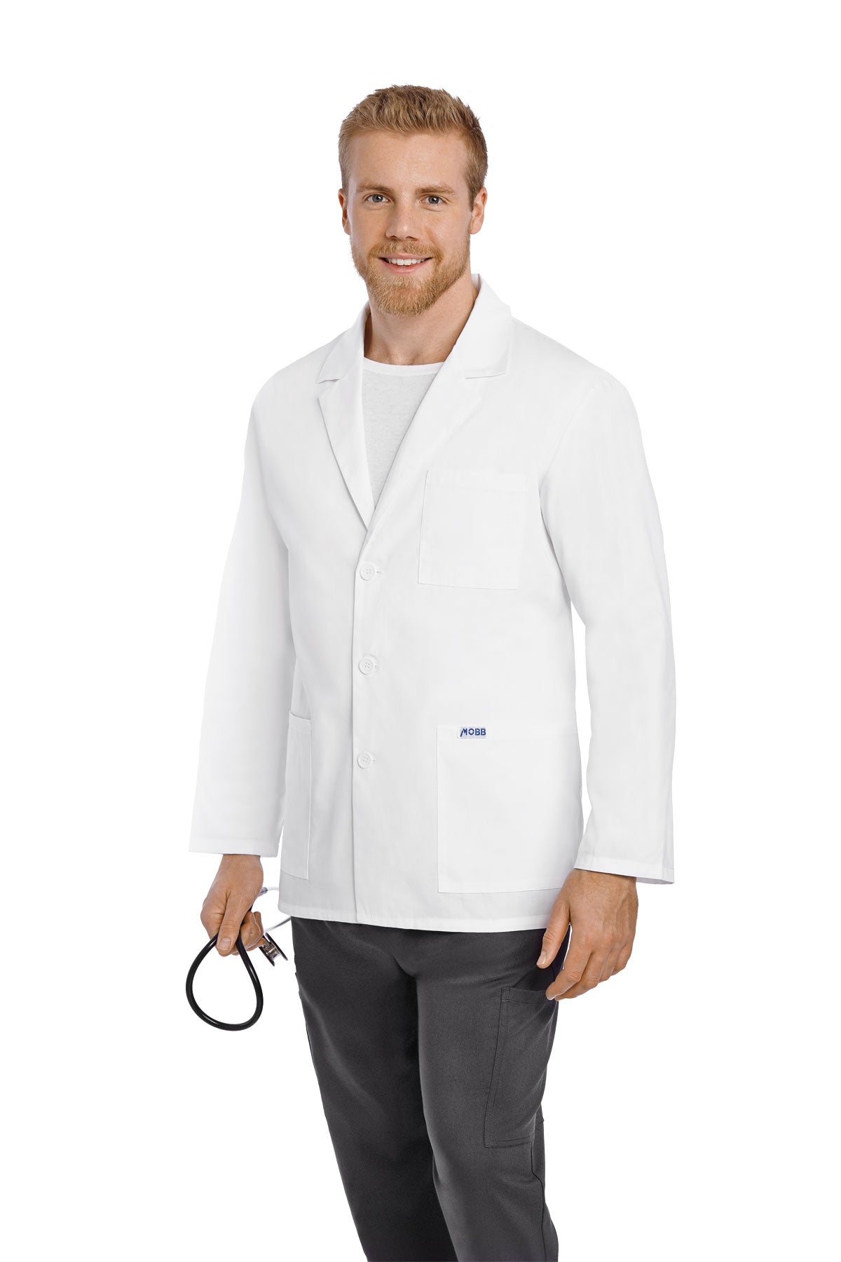 Mobb Medical Unisex Half Length Lab Coat