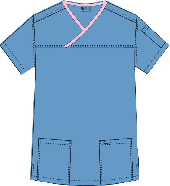 Medical, Tops, Women Criss Cross Scrub Top